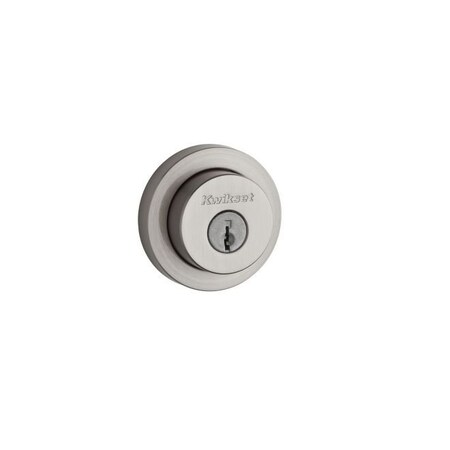 Kwikset Milan Round DBL CYL Deadbolt w/RCAL Latc 159RDT-15